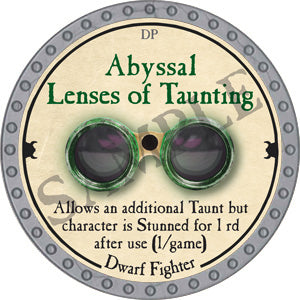 Abyssal Lenses of Taunting - 2018 (Platinum)