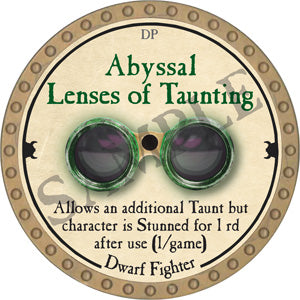 Abyssal Lenses of Taunting - 2018 (Gold)
