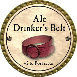 Ale Drinker’s Belt - 2012 (Gold)