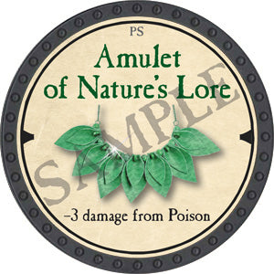Amulet of Nature's Lore - 2019 (Onyx) - C26