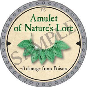 Amulet of Nature's Lore - 2019 (Platinum) - C17
