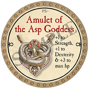 Amulet of the Asp Goddess - 2024 (Gold)