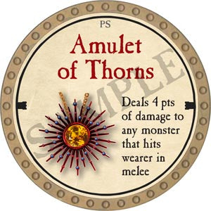 Amulet of Thorns - 2020 (Gold) - C007
