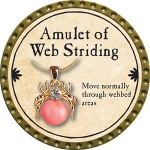 Amulet of Web Striding - 2015 (Gold)