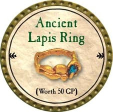 Ancient Lapis Ring - 2009 (Gold) - UC