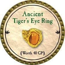 Ancient Tiger's Eye Ring - 2009 (Gold) - UC