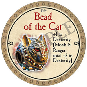 Bead of the Cat - 2024 (Gold)
