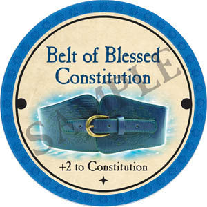 Belt of Blessed Constitution - 2017 (Light Blue) - C26