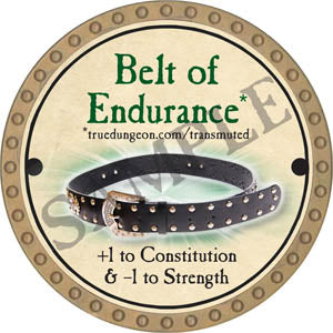 Belt of Endurance - 2017 (Gold) - C37
