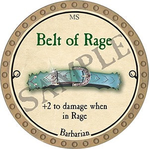 Belt of Rage - 2023 (Gold)