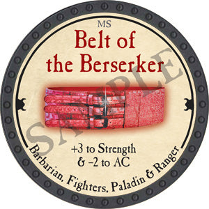 Belt of the Berserker - 2018 (Onyx) - C26