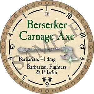 Berserker Carnage Axe - 2023 (Gold)