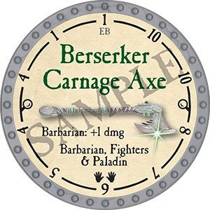 Berserker Carnage Axe - 2023 (Platinum)