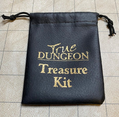 Black Leather Treasure Kit Pouch - 2005 - C74