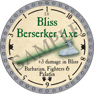 Bliss Berserker Axe - 2018 (Platinum) - C17