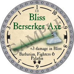 Bliss Berserker Axe - 2018 (Platinum)