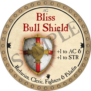 Bliss Bull Shield - 2018 (Gold) - C10