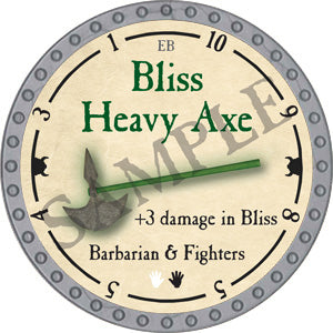 Bliss Heavy Axe - 2018 (Platinum) - C17