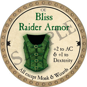 Bliss Raider Armor - 2018 (Gold)