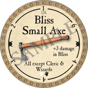 Bliss Small Axe - 2018 (Gold)