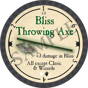 Bliss Throwing Axe - 2018 (Onyx) - C26