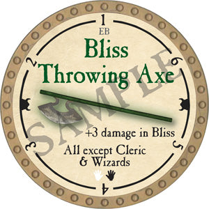 Bliss Throwing Axe - 2018 (Gold)