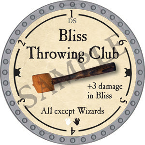 Bliss Throwing Club - 2018 (Platinum) - C17