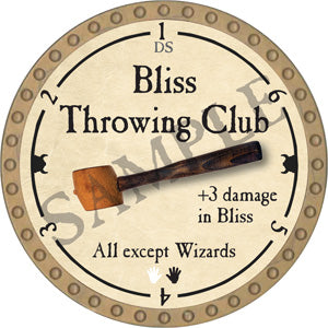 Bliss Throwing Club - 2018 (Gold)