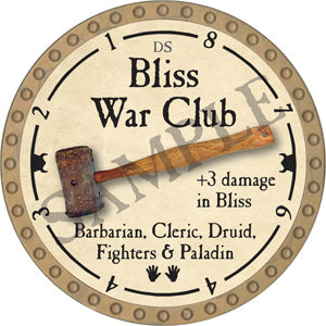 Bliss War Club - 2018 (Gold)