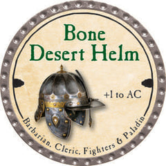 Bone Desert Helm - 2014 (Platinum) - UC