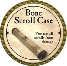 Bone Scroll Case - 2007 (Gold)