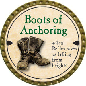Boots of Anchoring - 2014 (Gold)