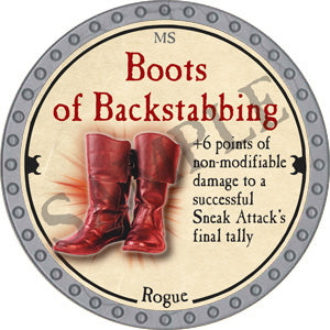 Boots of Backstabbing - 2018 (Platinum) - C37