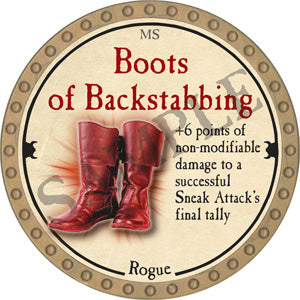Boots of Backstabbing - 2018 (Gold) - C21