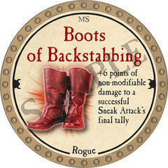Boots of Backstabbing - 2018 (Gold) - R