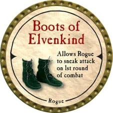 Boots of Elvenkind - 2007 (Gold)