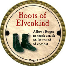 Boots of Elvenkind - 2011 (Gold) - C37