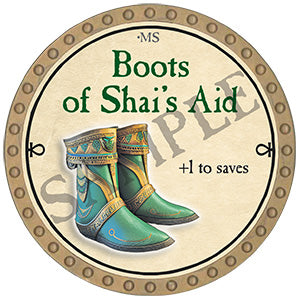 Boots of Shai's Aid - 2024 (Gold)