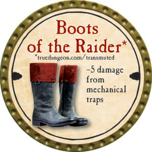 Boots of the Raider - 2014 (Gold) - C49