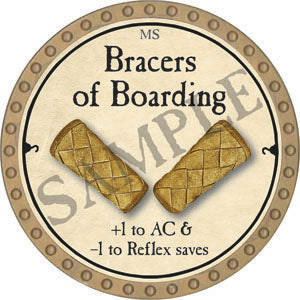 Bracers of Boarding - 2022 (Gold)