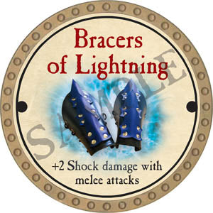Bracers of Lightning - 2017 (Gold)