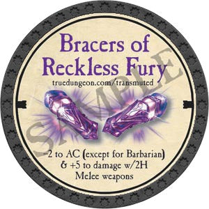 Bracers of Reckless Fury - 2020 (Onyx) - UR