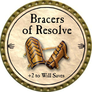 Bracers of Resolve - 2012 (Gold)