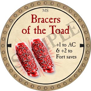 Bracers of the Toad - 2020 (Gold)