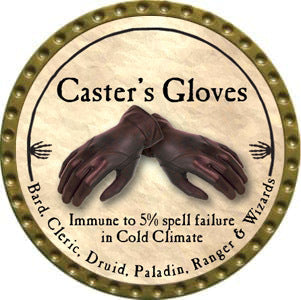 Caster’s Gloves - 2012 (Gold)