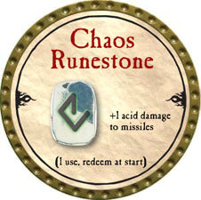 Chaos Runestone - 2010 (Gold) - C37