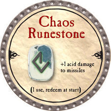Chaos Runestone - 2010 (Platinum)