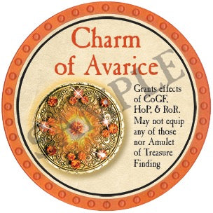 Charm of Avarice - 2019 (Orange) - C007