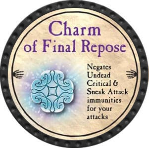 Charm of Final Repose - 2012 (Onyx) - C117