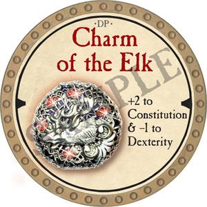 Charm of the Elk - 2019 (Gold) - C007